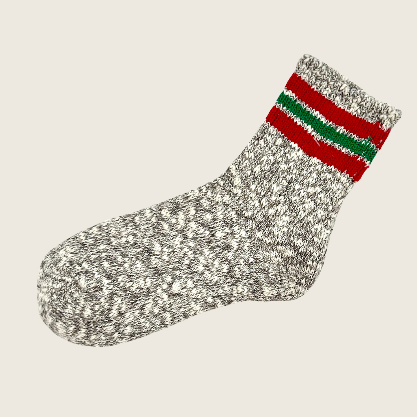 Slub Crew Sock Striped