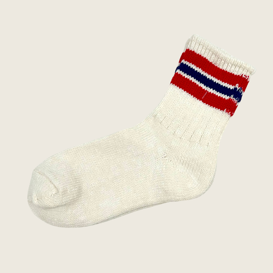 Slub Crew Sock Striped